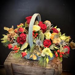 Festive Basket Arrangement 