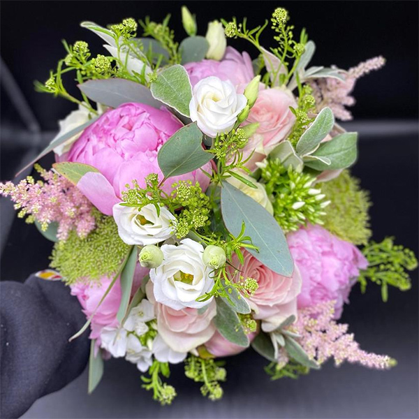 Blush Pink & White
